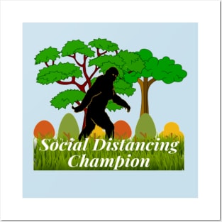 Social Distancing Champion Posters and Art